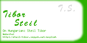 tibor steil business card